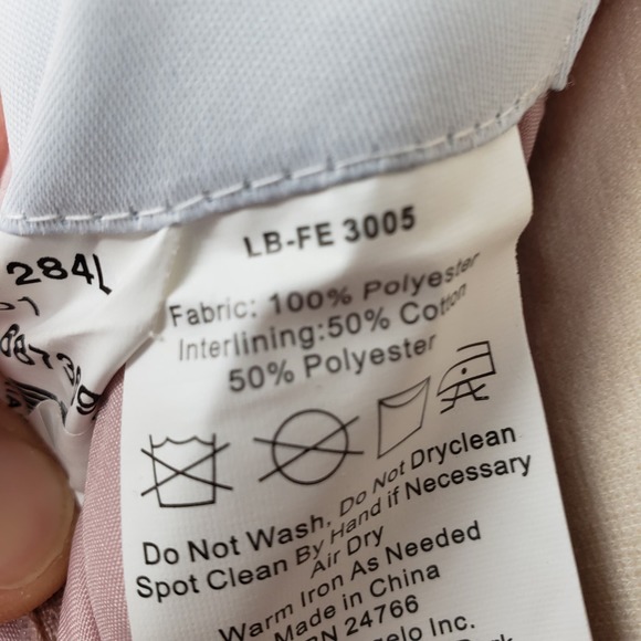 Alfred Angelo Strapless Dress 10 Long Evening Gown Beaded Mauve Pink Black 7284 - Picture 13 of 15